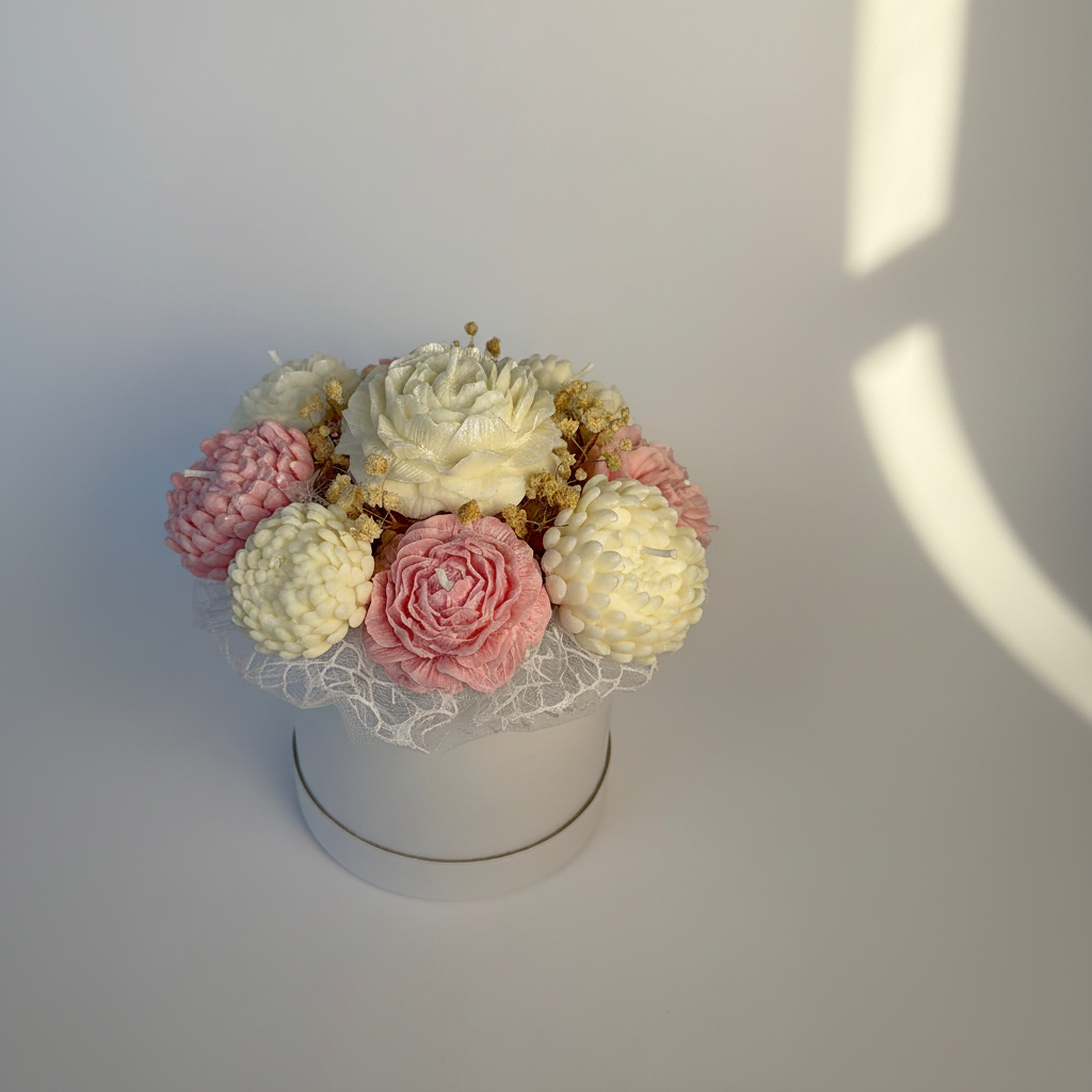Blumenstrauß Kerze - Bild 2